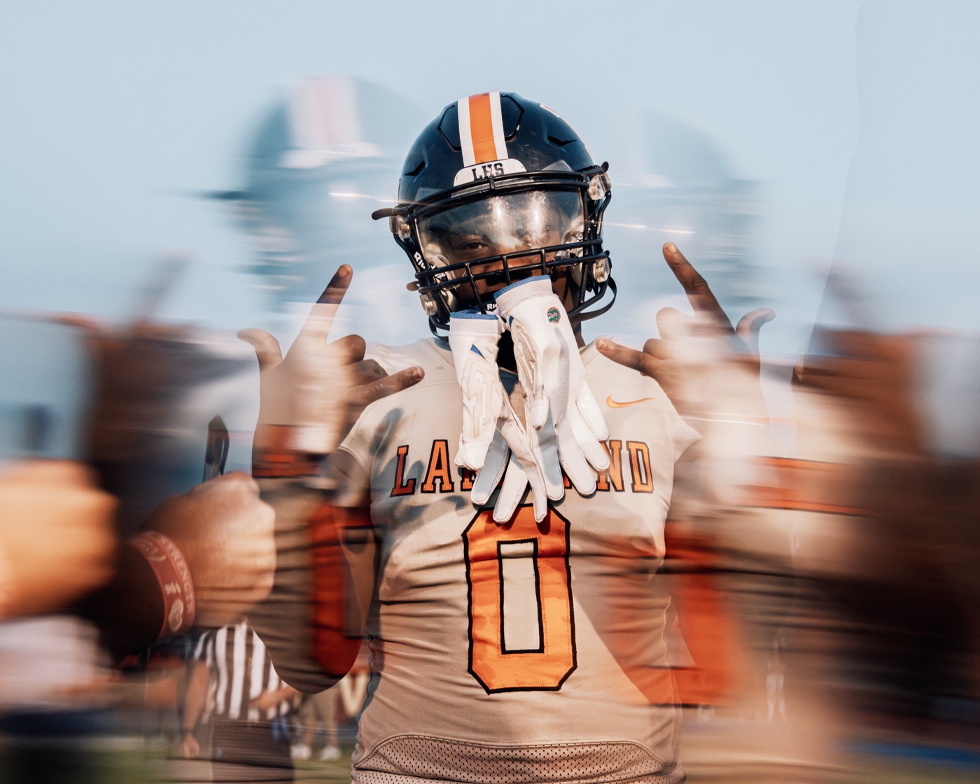 PolkWay athlete on game night